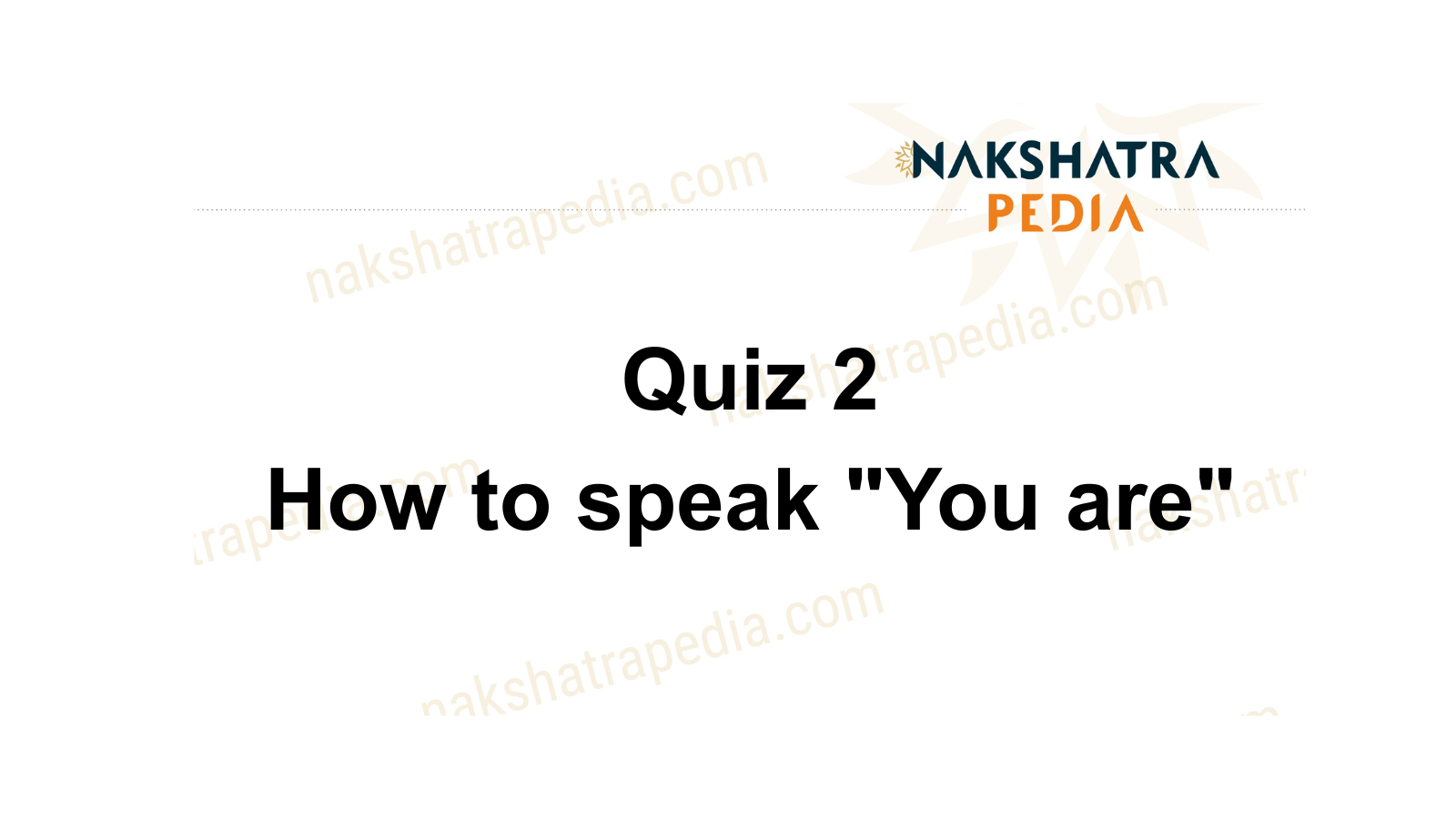 Nakshatrapedia